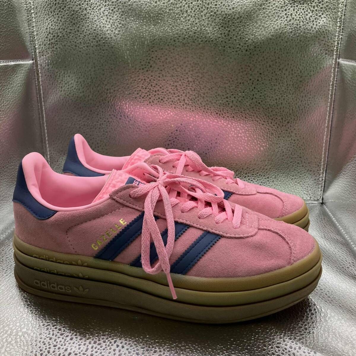 Adidas Gazelle bold W HO 6122 24.5cm ピンク アディダス