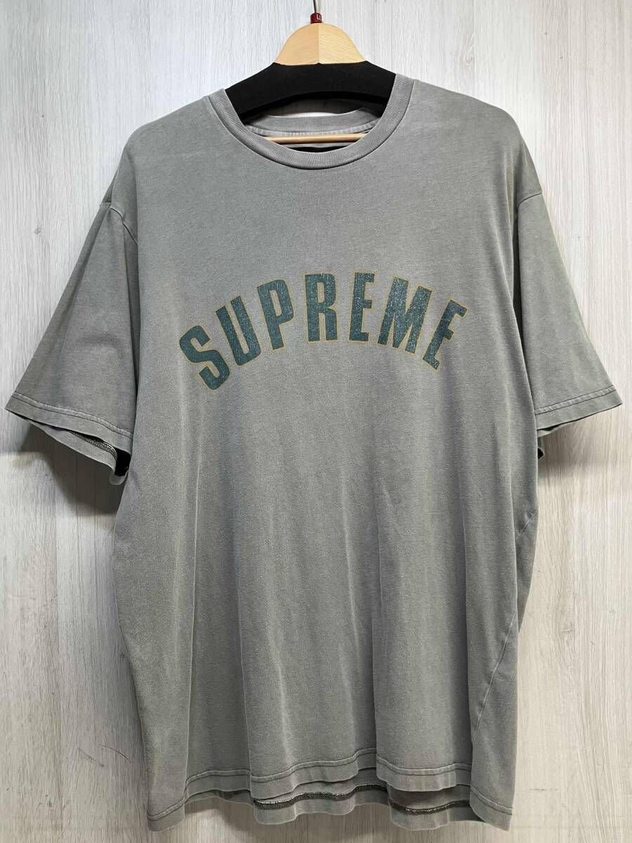 Supreme 24SS Cracked Arc S/S Top シュプリーム アーチ ロゴ 両面 プリント 半袖 Tシャツ グリーン フェード メンズ XL 7,744円