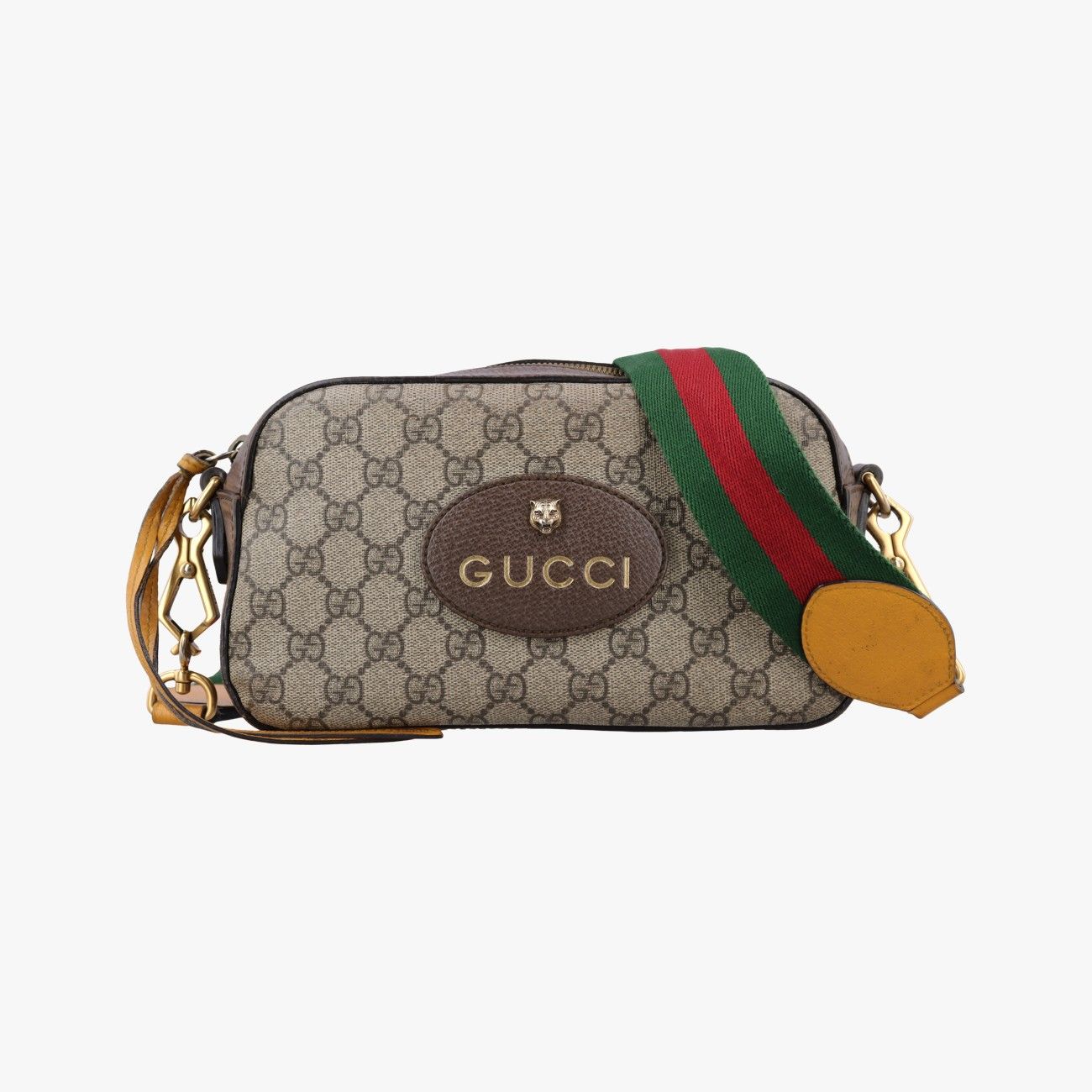 グッチGucciネオ メッセンジャー ベージュ×ブラウン PVCコーティングキャンバス×レザー 476466 C034217739
