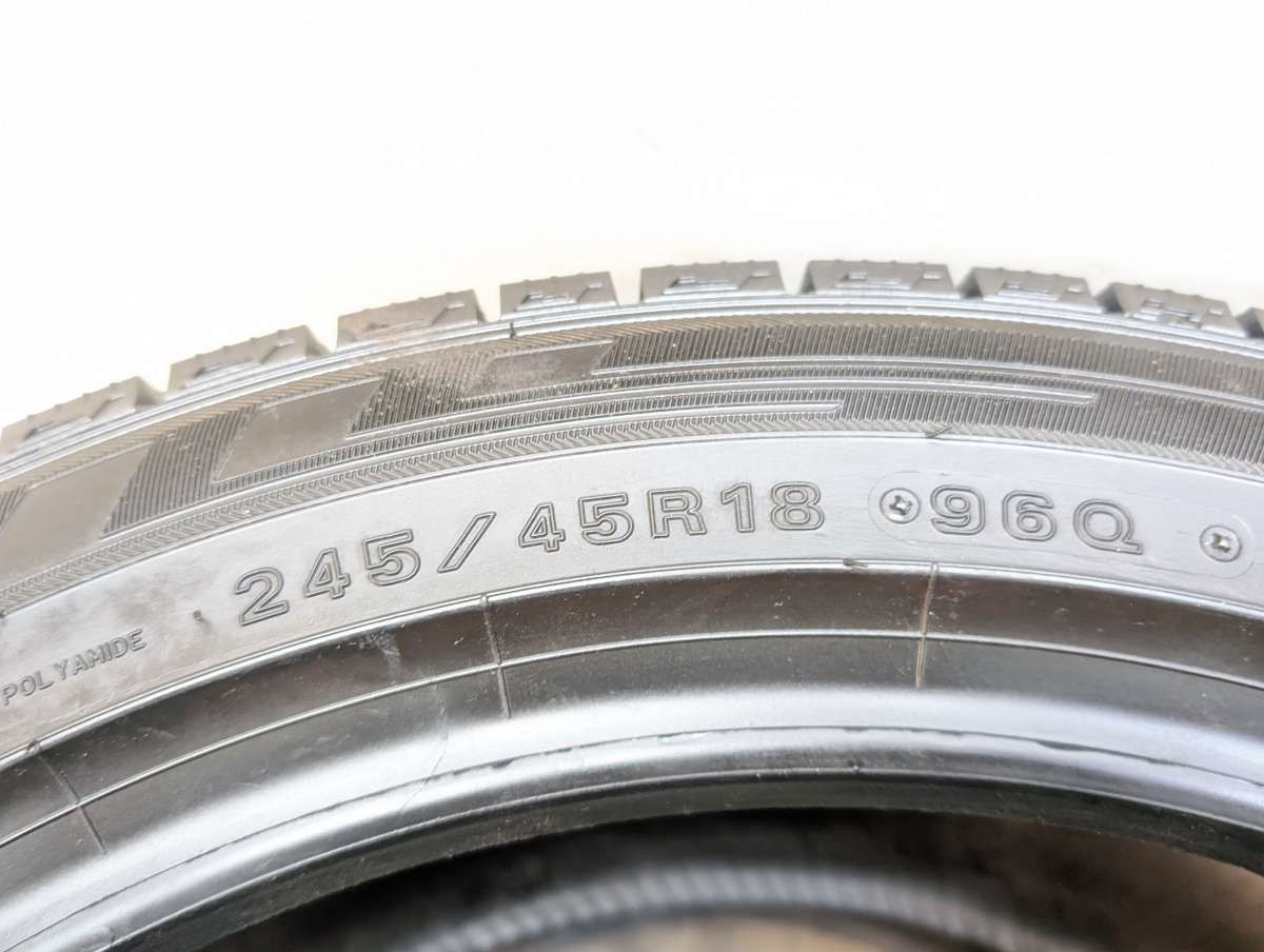 245/45R18 ダンロップ ウィンターマックス03 中古タイヤ スタッドレス 