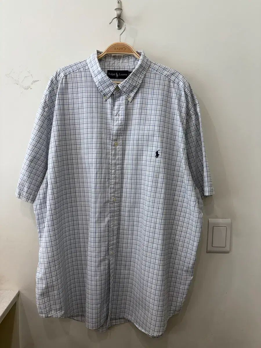 60 ポロ CHECK 半袖 シャツ オーバーサイズ