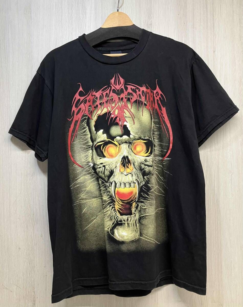 Title SHOP Gates of Ishtar 00s ゲイツ・オブ・イシュター バンド Tシャツ デスメタル ダブルステッチ ラバープリント レプリカ メンズ L
