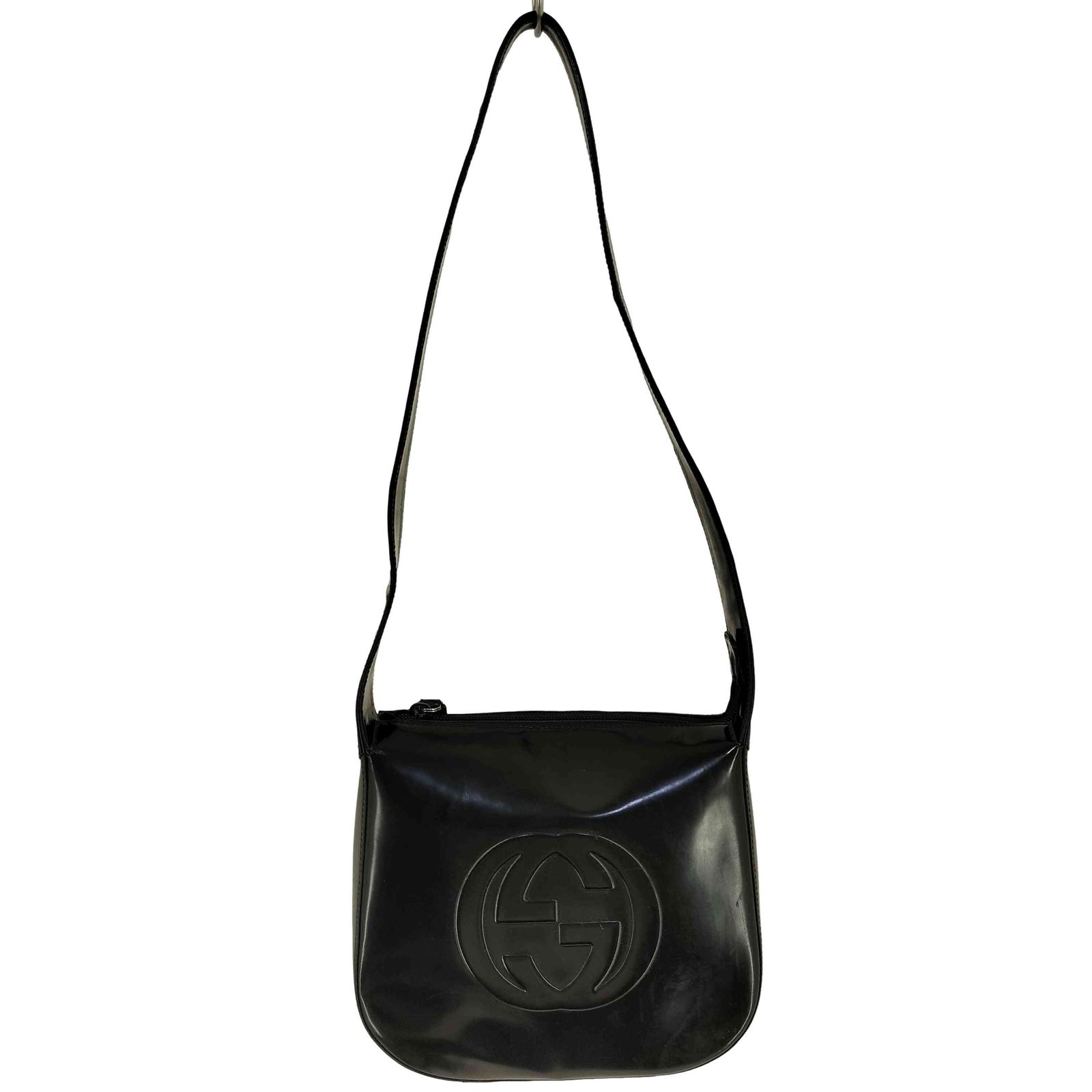 グッチ GUCCI GGロゴ パテント レザー ショルダーバッグ gg logo patent leather shoulder bag レディース 表記無 12,600円