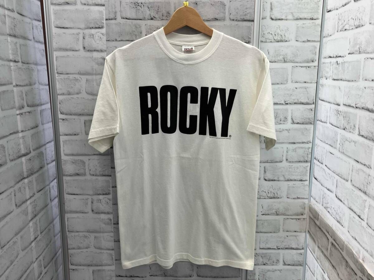 anvil(アンビル) / 古着 90s00s / SS PRINT T-SHIRT(ショートスリーブ プリントTシャツ) / ROCKY / USA製 / WHITE(ホワイト) / Sサイズ