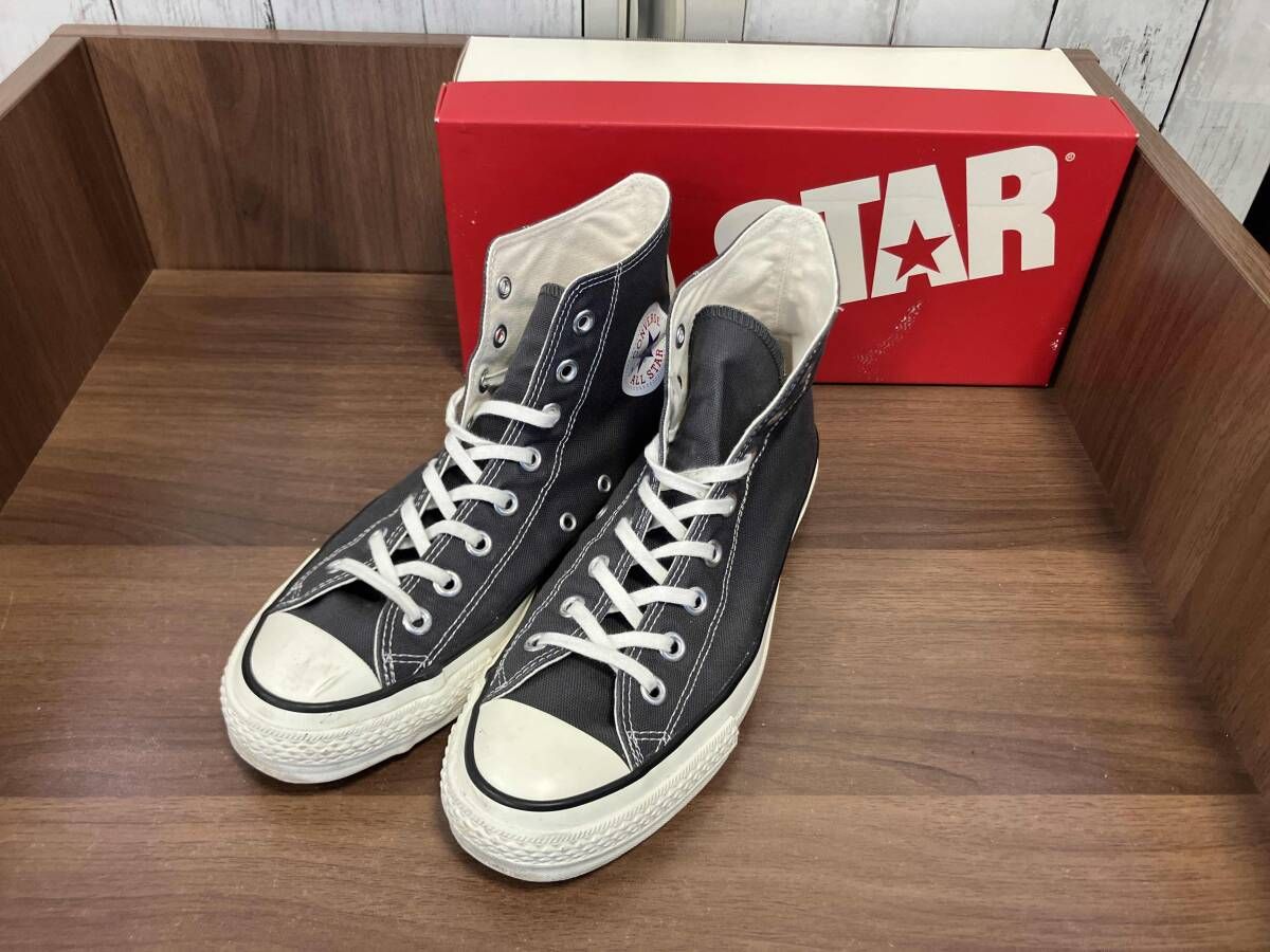 converse コンバース スニーカー CANVAS ALL STAR J HI GRAPHIT グレー 日本製 26.5cm US8 箱あり