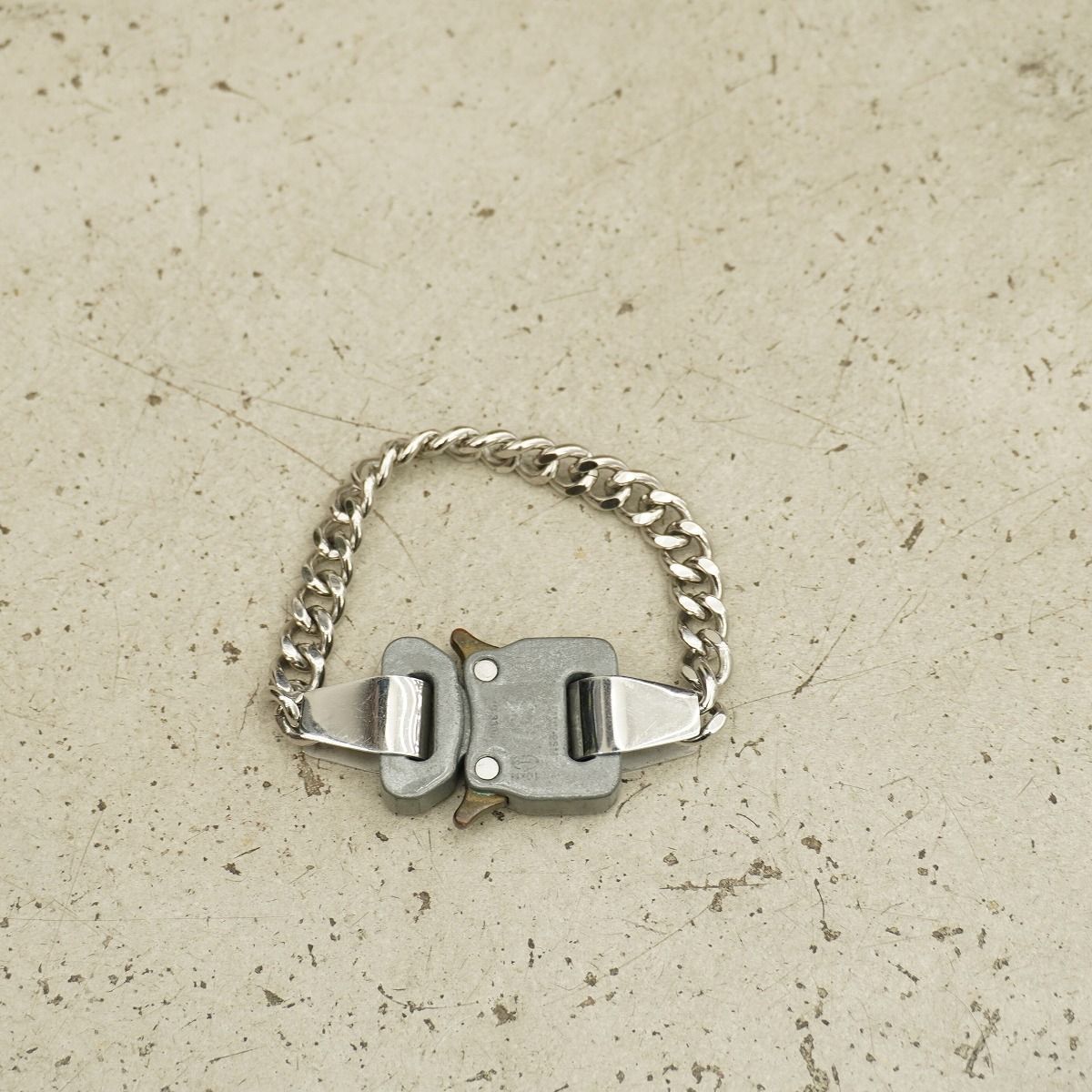 正規 1017 ALYX 9SM アリクス DOUBLE CHAIN BRACELET コブラバックル