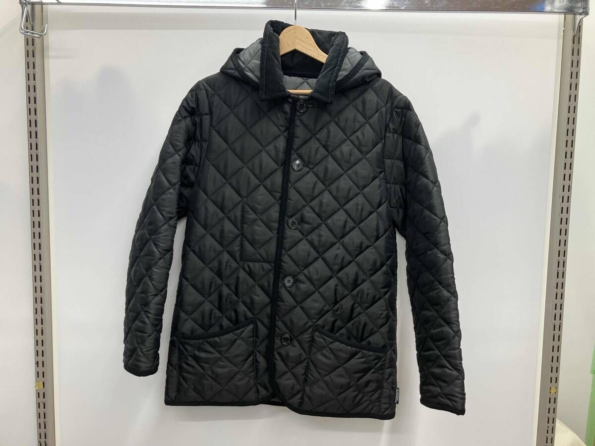 Traditional Weatherwear トラディショナルウェザーウェア キルティングジャケット BAMS別注 サイズ40 ブラック 秋 冬