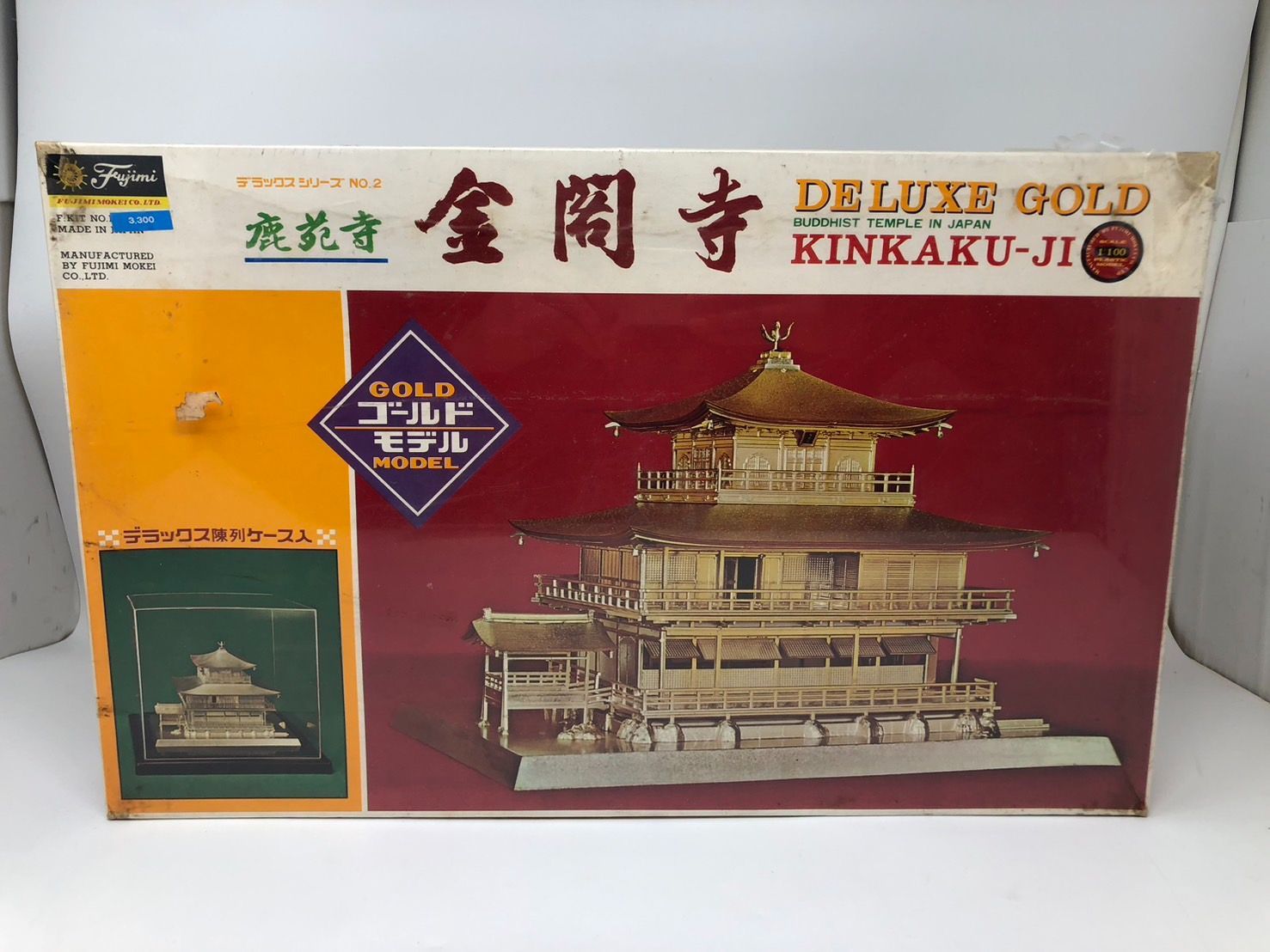 ◆未使用 未開封 フジミ模型 1/100 金閣寺 ゴールドモデル 現状品◆22225★