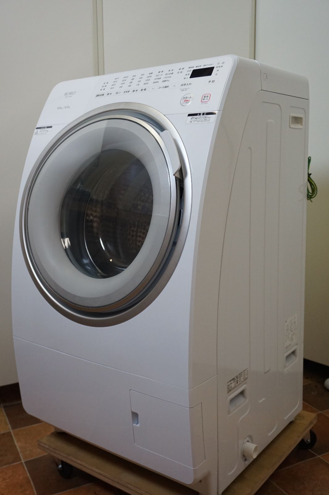 2025年製 中古】ヤマダセレクト RORO ドラム式洗濯乾燥機 YWM-YV90N