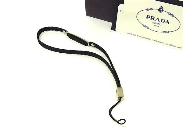 □美品□ PRADA プラダ ストラップ チャーム アクセサリー レディース