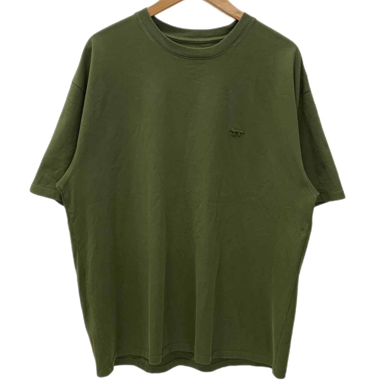 メゾン キツネ Maison Kitsune IU00136KJ0035 Tシャツ グリーン 201MT-6296