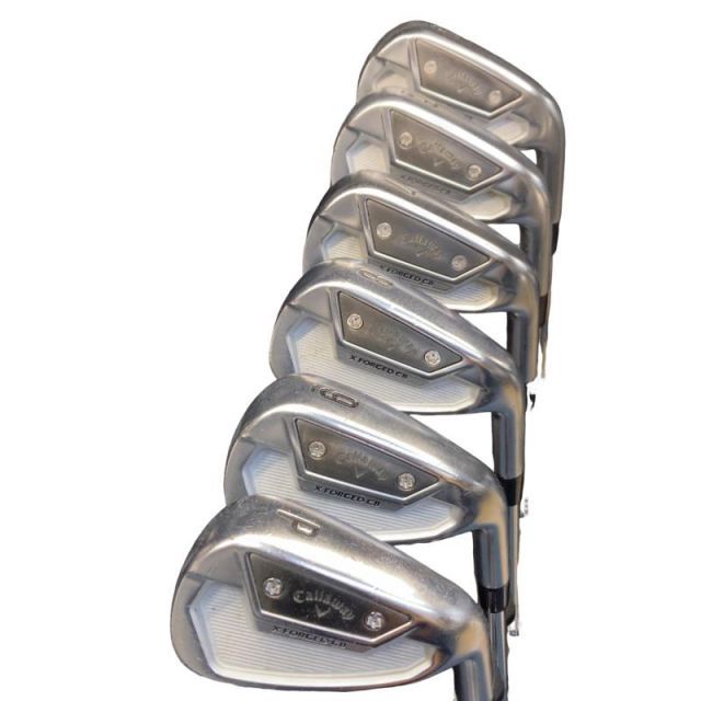 【中古】 キャロウェイ X FORGED CB(2021) 6S アイアンセット IR NS PRO MODUS3 TOUR120 (フレックスS) メンズ 男性用 右利き 右用 Cランク ゴルフクラブ
