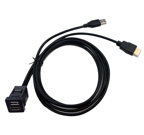 トヨタ ダイハツ用 USBHDMI ソケット アダプタ スペアスイッチホール カーナビとの接続 ミラーリングHDMI入力 (USB タイプA & HDMI, SPEC B (26×23mm))ts 68c08a6e 5,600円