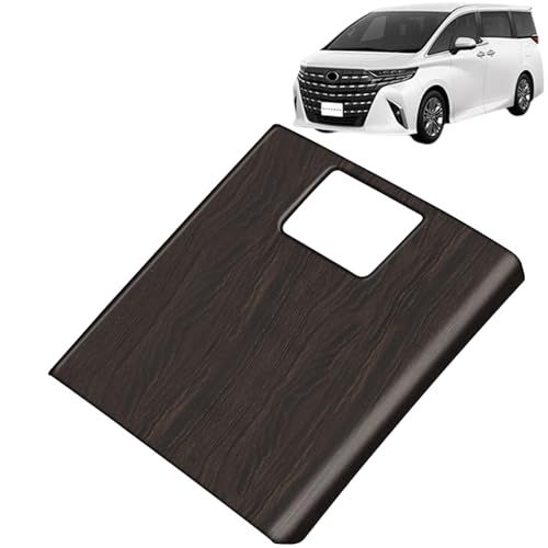 適用 新型 アルファード40系 ヴェルファイア 40系 カスタム アクセサリー パーツ 専用車種 室内装 用品 グッズ インテリア リアエアコンキックガード 後席吹き出し口キック防止 後席インテリアパネル カバー 艶消木目調ブラウンts 154b8fd1