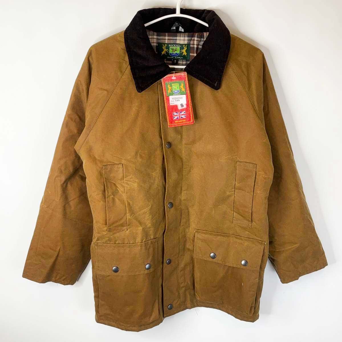 【未使用】ROCKALL ロックオール HORSEMAN PADDED JACKET S タン TAN メンズ ワックスコットン HUNTER-OUTDOOR 15,688円