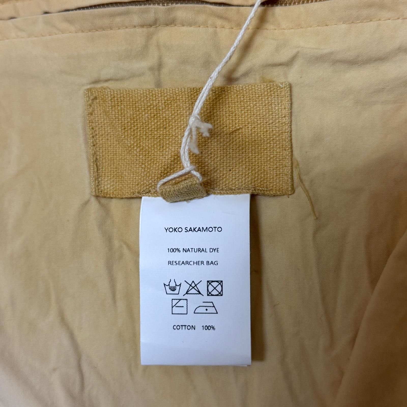 参考上代16500円 未使用 YOKO SAKAMOTO RESEARCHER BAG リサーチャー