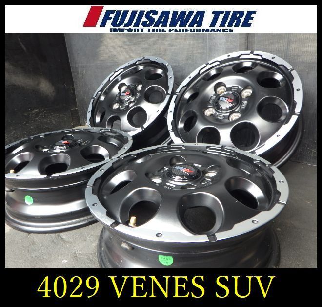 【4029】22B▲送料無料▲VENES SUV▲12x4.0B 4穴 PCD100 +42▲4本 26104109