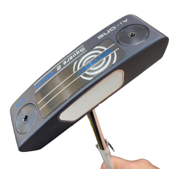【中古】 オデッセイ Ai-ONE SQUARE 2 SQUARE DW 34インチ パター PT STROKE LAB 90 スチール (フレックスその他) メンズ 男性用 右利き 右用 Cランク ゴルフクラブ