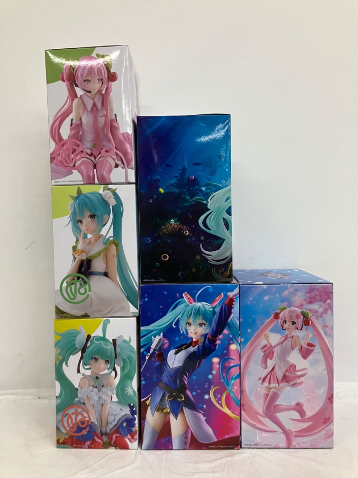 未開封 初音ミク 桜ミク フィギュア ぬースト BANPRESTO 6種セット