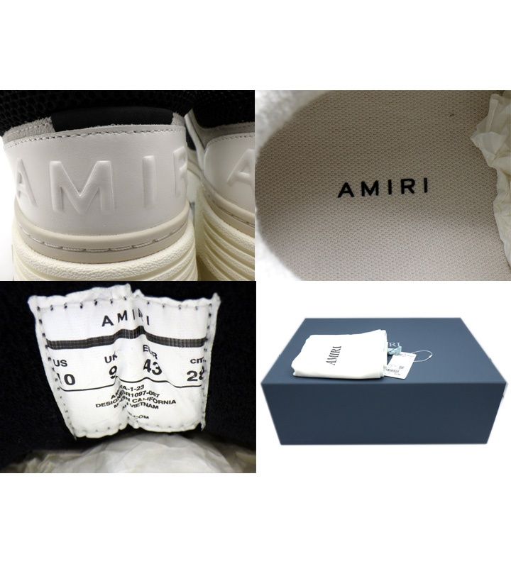 アミリ AMIRI 【 MA 1 AMFOSR1097 087 】 アラバスター メッシュ スニーカー　51556