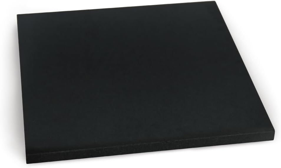 【オーディオボード】漆黒のエンペラーブラック 30×30×1.3cm 地上最高クラスの硬度と比重 この石でしか感じられない「音」がある ワンランク上の音 天然石スピーカー台 インシュレーター