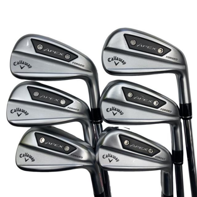 【中古】 キャロウェイ APEX Ai200 6S アイアンセット IR 純正特注シャフト (フレックスS) メンズ 男性用 右利き 右用 Cランク ゴルフクラブ