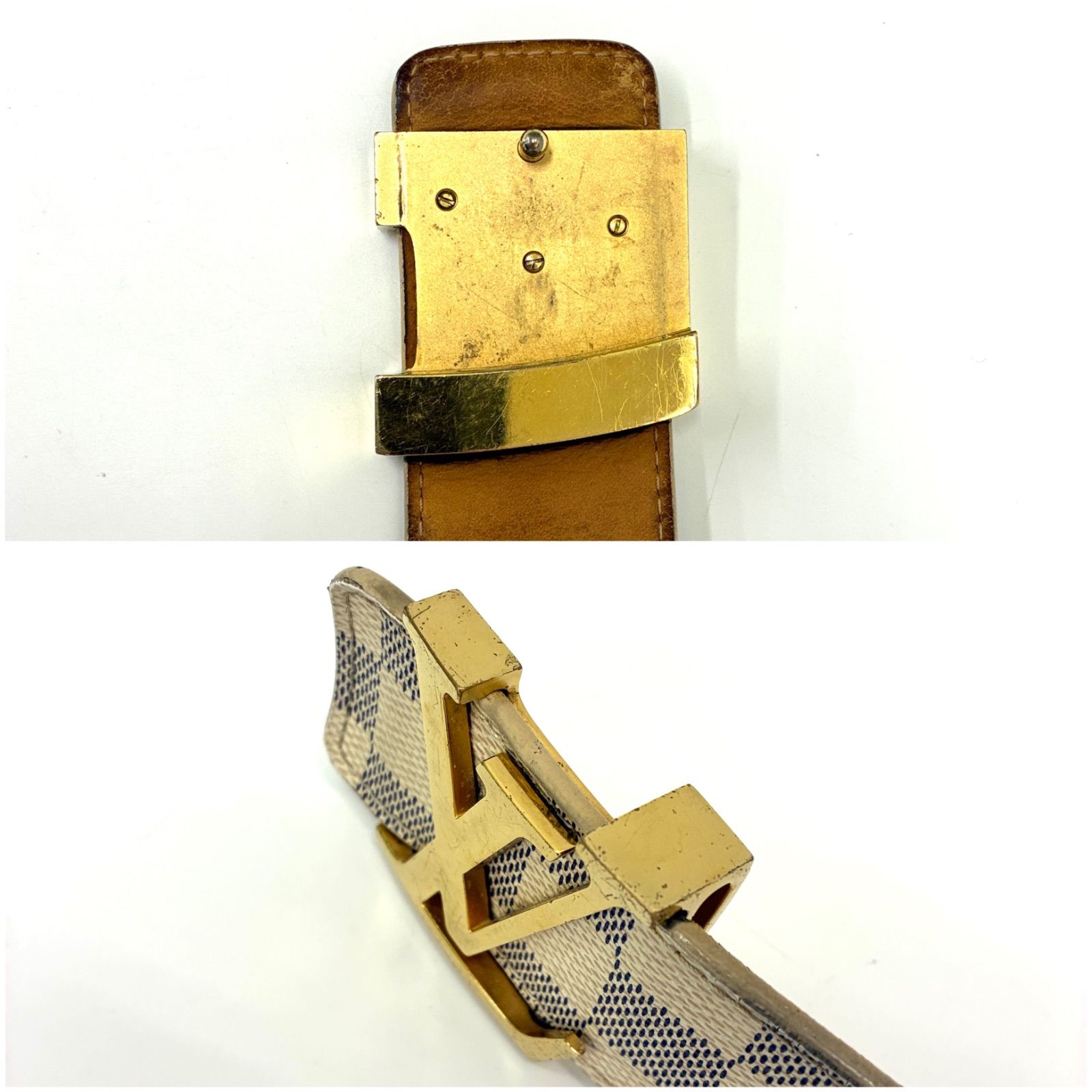 ◇LOUIS VUITTON◇ルイヴィトン ダミエ アズール ベルト M9609