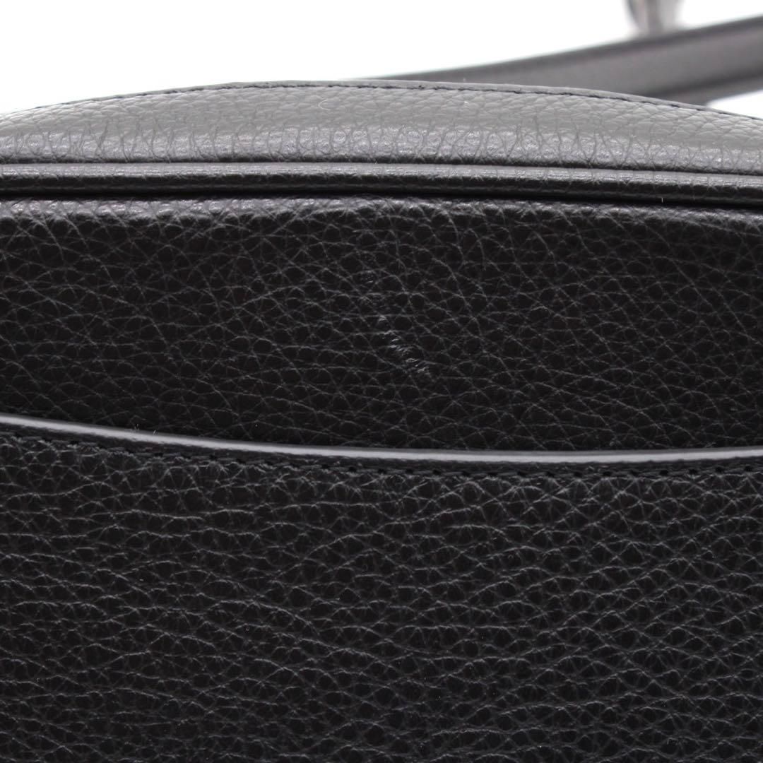 COACH ミニジェイミー レザー ショルダーバッグ ブラック 斜め掛け 