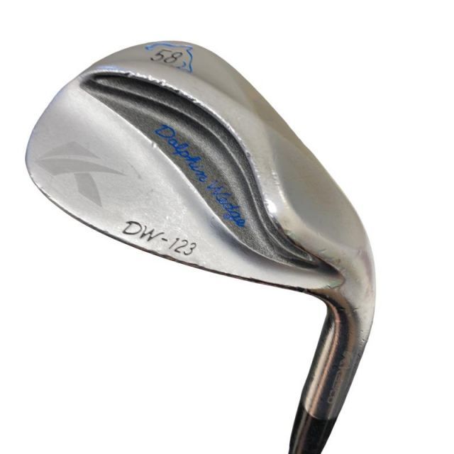 【中古】 キャスコ Dolphin Wedge DW-123 シルバー 58° レディース ウェッジ WG Dolphin DP-231 (フレックスL) レディース 女性用 右利き 右用 Dランク ゴルフクラブ