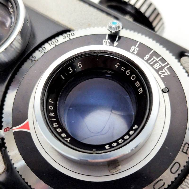 Yashica-44 ヤシカ44 二眼レフカメラ Yashikor 60mm F3.5 127フィルム