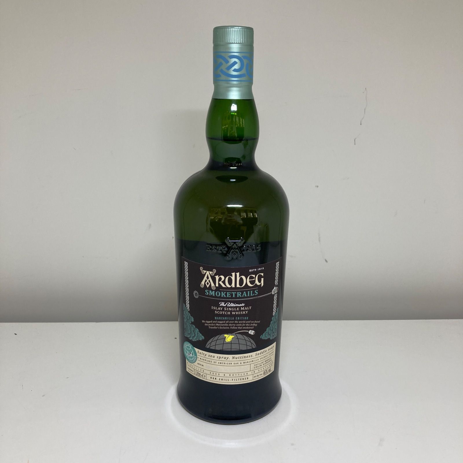 ウイスキー　未開封　ARDBEG スモークトレイルズ　1000ml 46% 箱無し