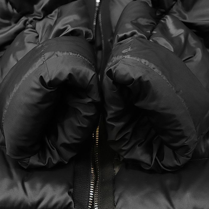 MONCLER モンクレール ファーフード ロングダウンジャケット サイズ 0