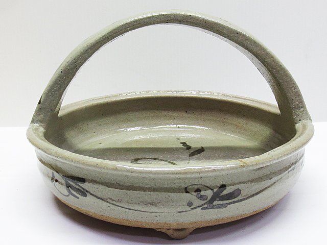 唐津焼 大杉皿屋窯 大橋裕 菓子器 菓子鉢 盛鉢 取っ手付き 共箱 - メルカリ