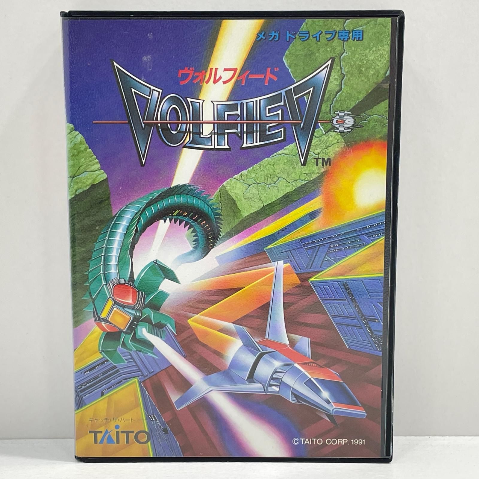 【尾張小牧店】 中古 TAITO | タイトー ゲームソフト　メガドライブ ヴォルフィード ※ハガキあり T-11103 1991年製 【607】