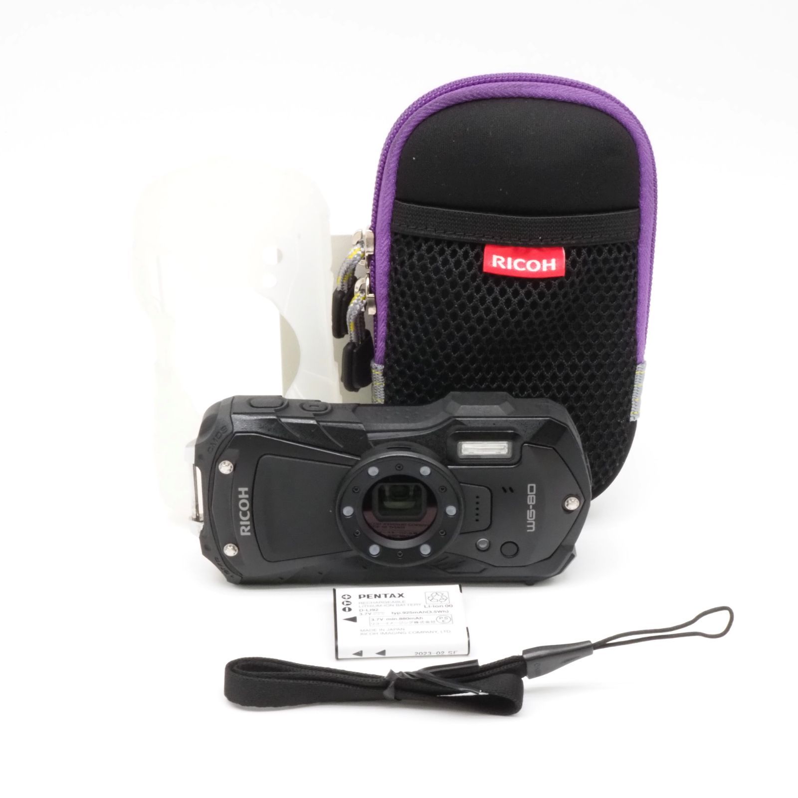RICOH WG-80 BLACK コンパクトデジタルカメラ