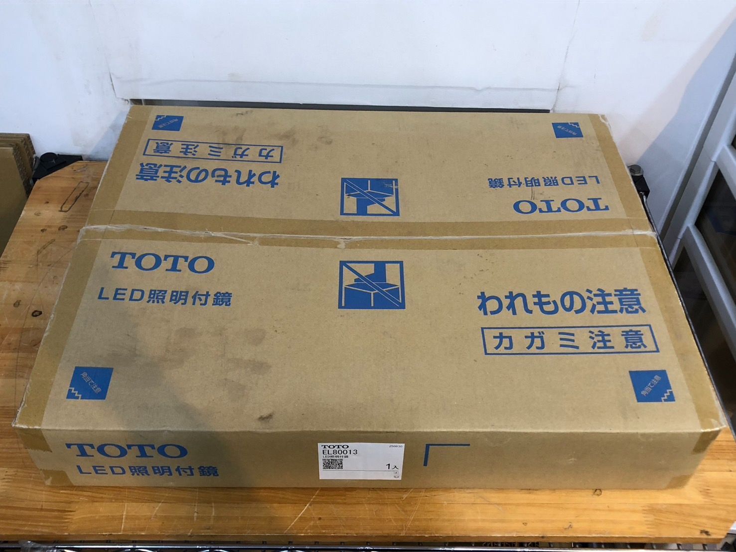 ◆未使用 開封品 TOTO LED照明付鏡 EL80013◆22227★