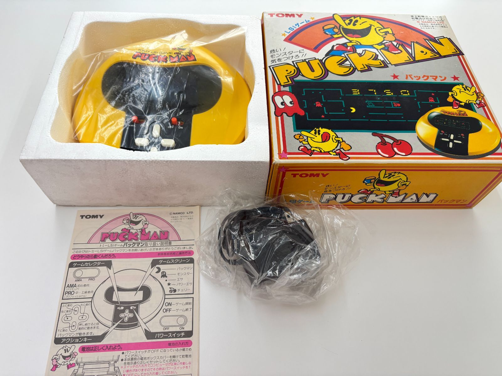 D【ヴィンテージ】トミー LSIゲーム パックマン PUCK MAN 電子ゲーム