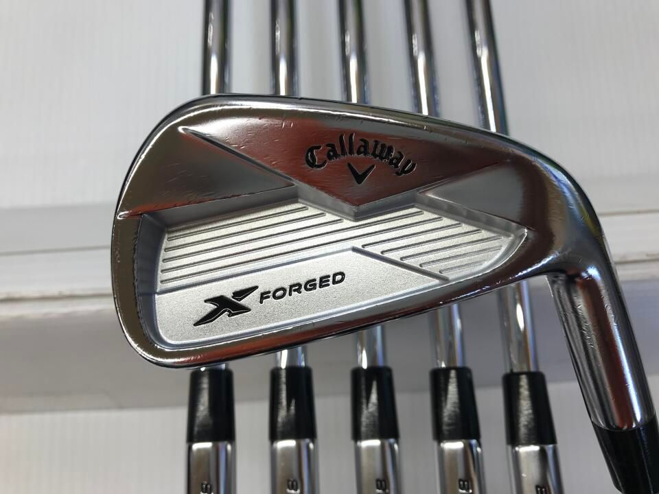 キャロウェイ　X FORGED 2018　NSプロ MODUS 3 TOUR 120　Sフレックス　アイアンセット　中古【最短即日発送】