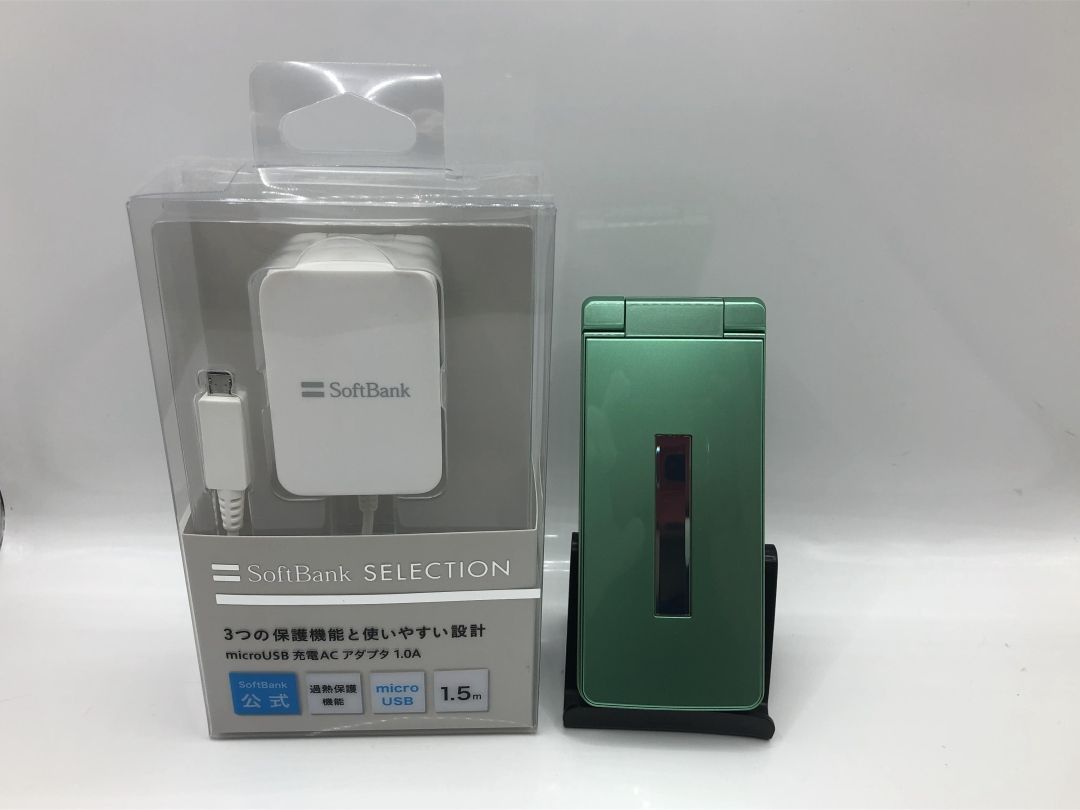 Sランク/SIMフリー】AQUOS ケータイ3 805SH グリーン - メルカリ