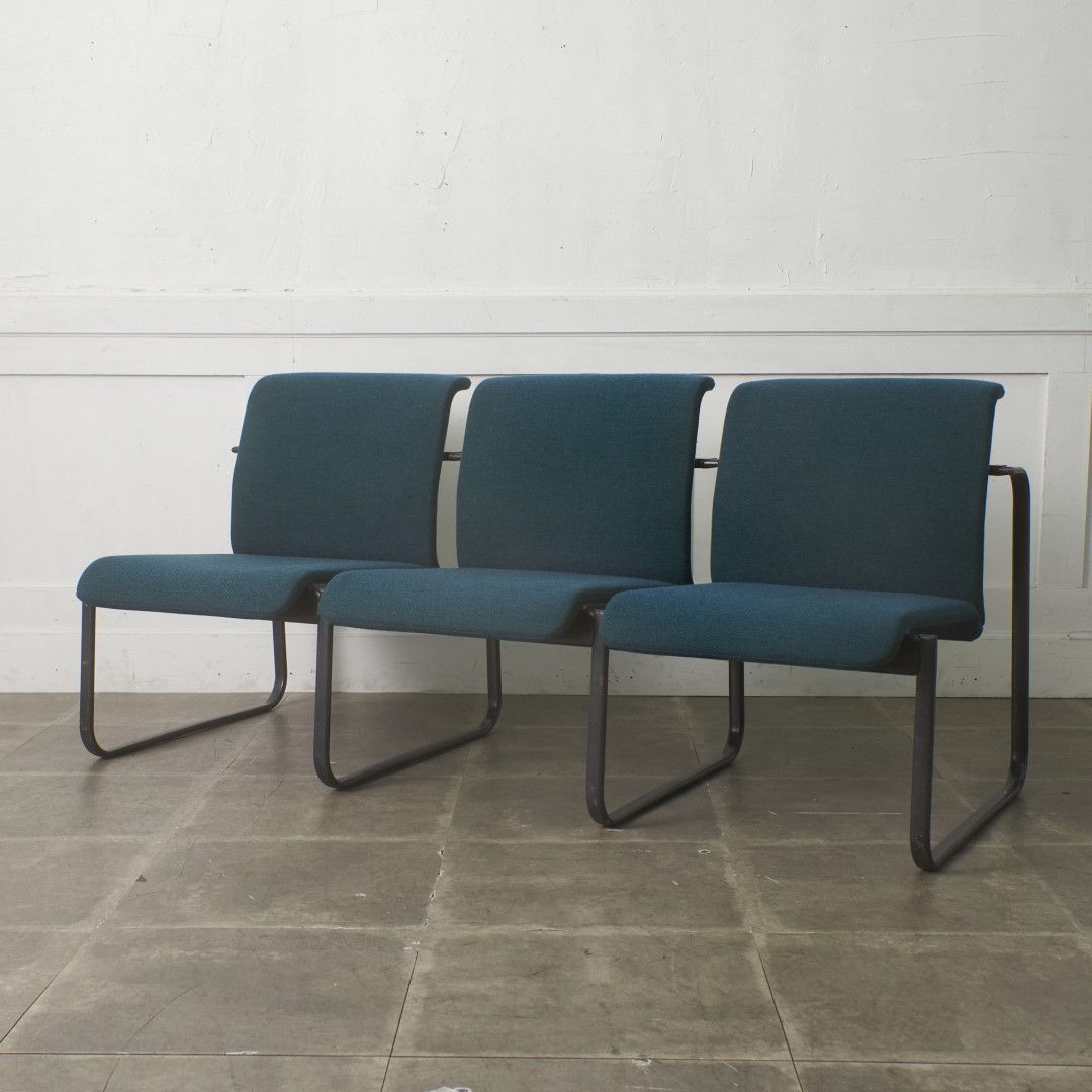 張替済 Herman Miller ヴィンテージ ベンチ 3人掛け 椅子 ソファ 3P ハーマンミラー オフィス ロビー イス ビンテージ モダン 99493