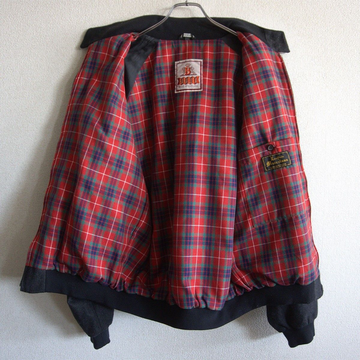 美品/90S】 BARACUTA 【OPTIジップ/G9 スウィングトップ ハリントン