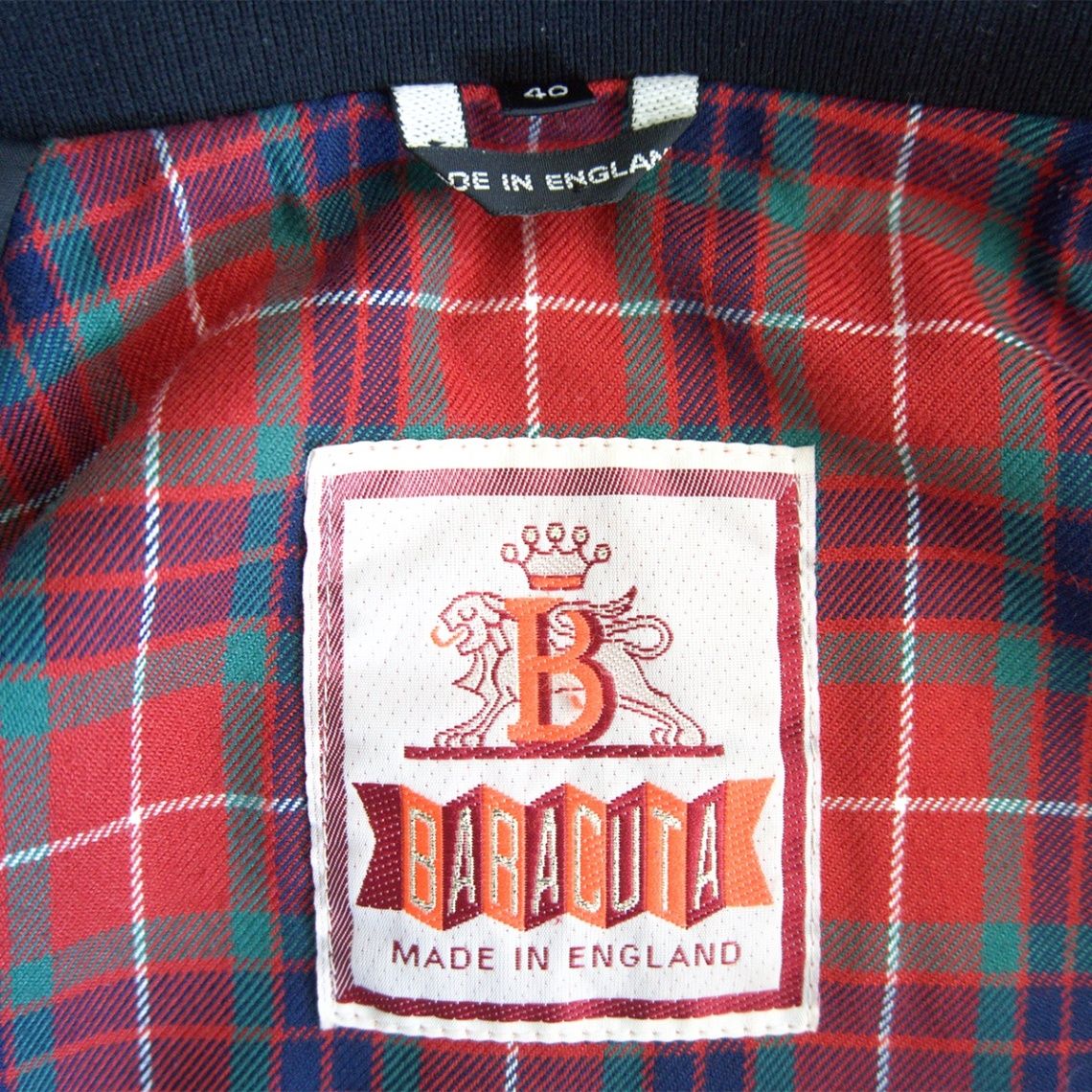 美品/90S】 BARACUTA 【OPTIジップ/G9 スウィングトップ ハリントン