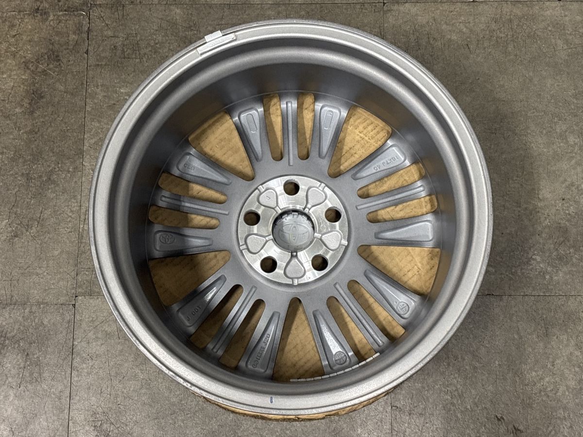 新車外し品】トヨタ 40 アルファードZ 純正 18in 7.0J +40 PCD120 