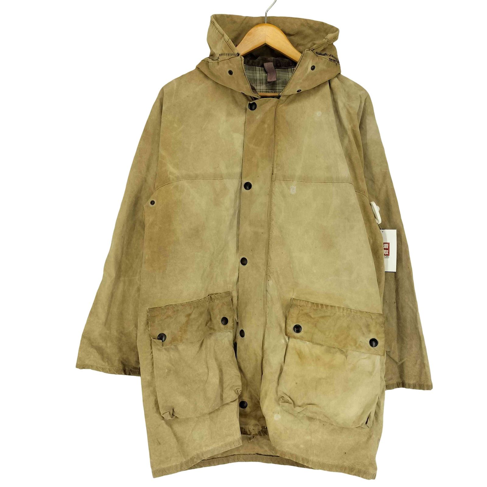 ベルスタッフ Belstaff MADE IN ENGLAND オイルド モッズコート メンズ 表記無