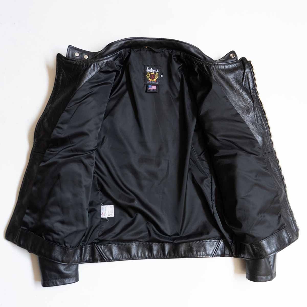 美品】SCHOTT【603US/7316/ワンスター ダブルライダースジャケット】38