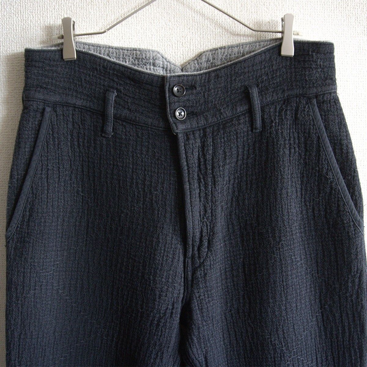 美品】PORTER CLASSIC【SASHIKO GREASE PANTS】M グリースパンツ