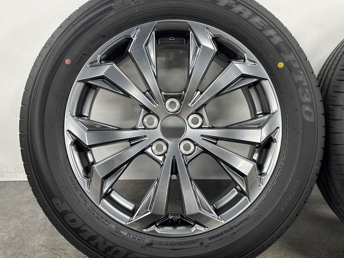 新車外し品】トヨタ RAV4 G 純正 18in 7.0J +35 PCD114.3 ダンロップ 