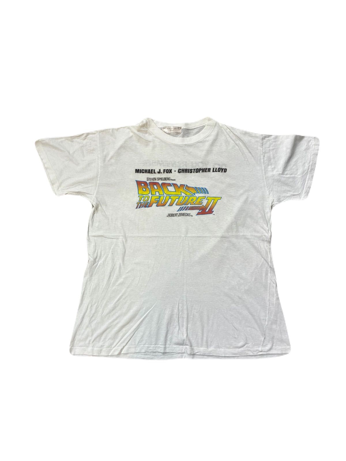 90’s Back to the future Part ll promotion T-shirt バックトゥーザフューチャー