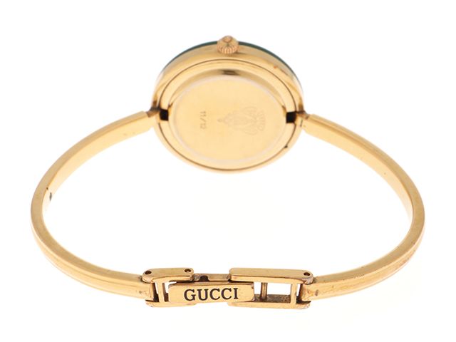 GUCCI グッチ チェンジベゼル バングルウォッチ GP/プラスチック