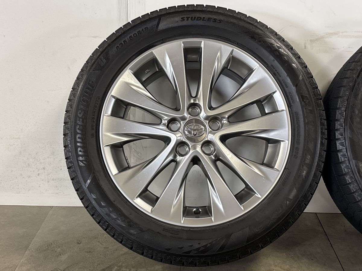 ブリヂストンブリザックVRX2 21年製造ヴェルファイア235/50R18 4本 ハイグロス】トヨタ ヴェルファイア 純正 18in 7.5J +45 PCD114.3